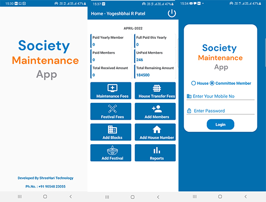 Society Maintenance App